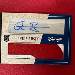 2013 Panini America's Pastime Gold 299 Chris Rusin JSY AU #'d 22/25 Chicago Cubs